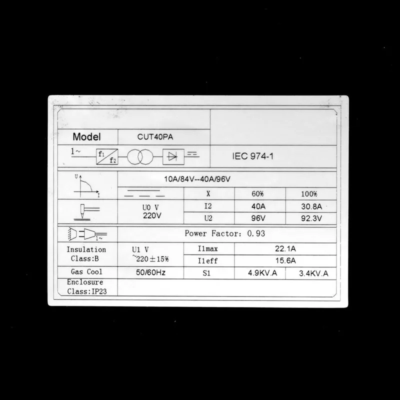 JASIC เครื่องตัดพลาสมา (Plasma Cutter) 40A IGBT Inverter รุ่น CUT40PA - Image 4
