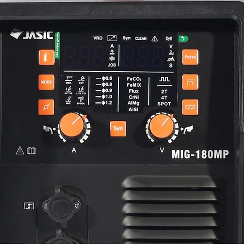 JASIC เครื่องเชื่อม MIG 5-in-1 MIG/MMA/TIG/CUT/PULSE 160A INVERTER IGBT 1 เฟส 220V รุ่น MIG180MP - Image 9