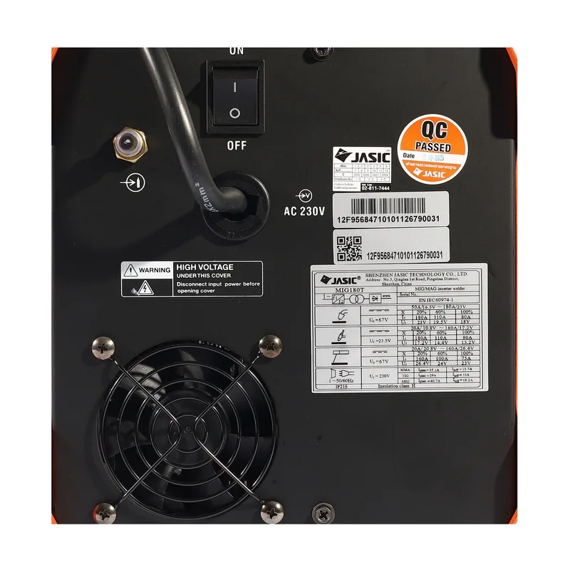 JASIC เครื่องเชื่อม MIG INVERTER IGBT 1 เฟส 220V รุ่น MIG180T - Image 6