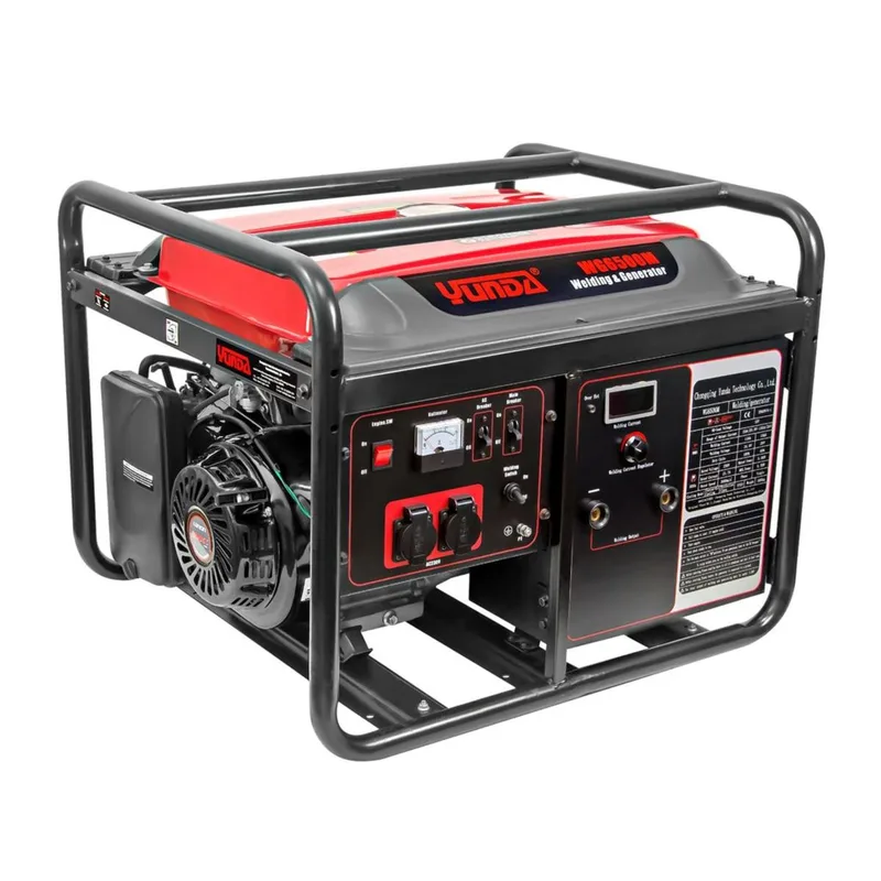 JASIC เครื่องเชื่อมพร้อมเครื่องปั่นไฟ All-in-One 6.5 KW ระบบ MMA IGBT Inverter สำหรับพื้นที่ไม่มีไฟฟ้า รุ่น WG6500M - Image 3