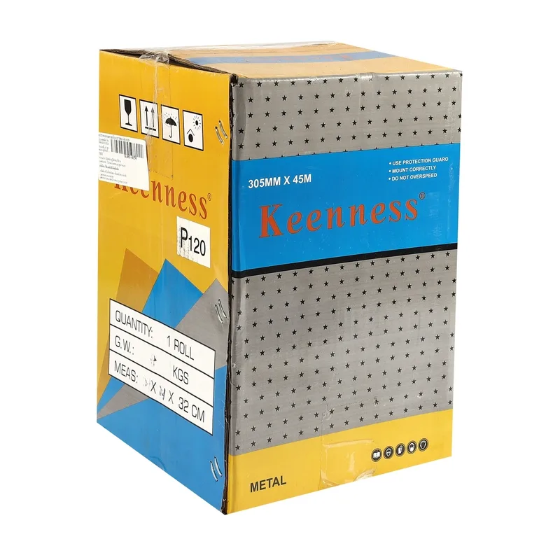 KEENNESS B172 กระดาษทรายม้วน 12"X50 หลา #120 - Image 4