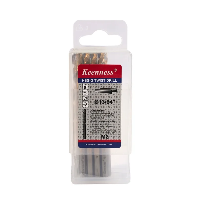 KEENNESS HSS-G ดอกสว่านไฮสปีด 13/64" (5.5 มม.) 10 ดอก - Image 5