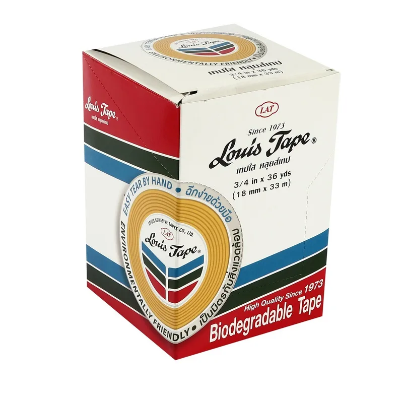 LOUIS TAPE เทปใส 3/4"X36 หลา (8 ROL/BOX) แกนใหญ่ - Image 4