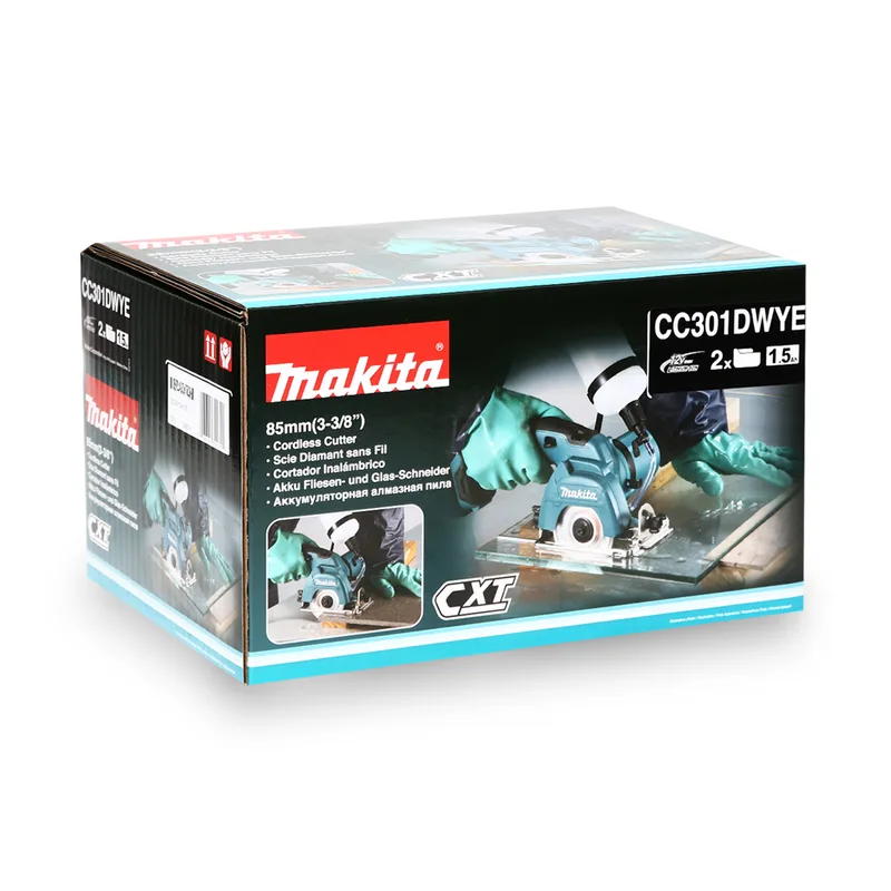MAKITA เครื่องตัดกระจกไร้สาย 12VMAX (แบต 2) รุ่น CC301DWYE - Image 5