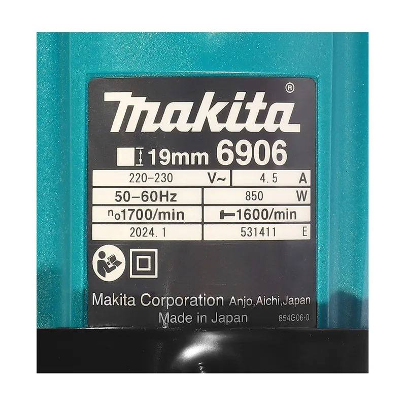 MAKITA เครื่องขันน็อตไฟฟ้า ขนาด 3/4" 850 วัตต์ แรงบิด 588 N.m รุ่น 6906 - Image 4