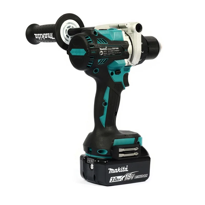 MAKITA สว่านไขควงไร้สาย Brushless 18V (รวมแบตเตอรี่) รุ่น DDF486RFJ - Image 4