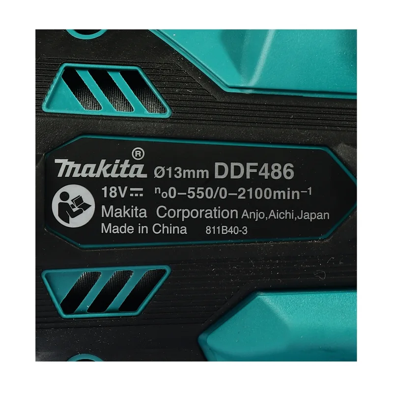 MAKITA สว่านไขควงไร้สาย Brushless 18V (รวมแบตเตอรี่) รุ่น DDF486RFJ - Image 7