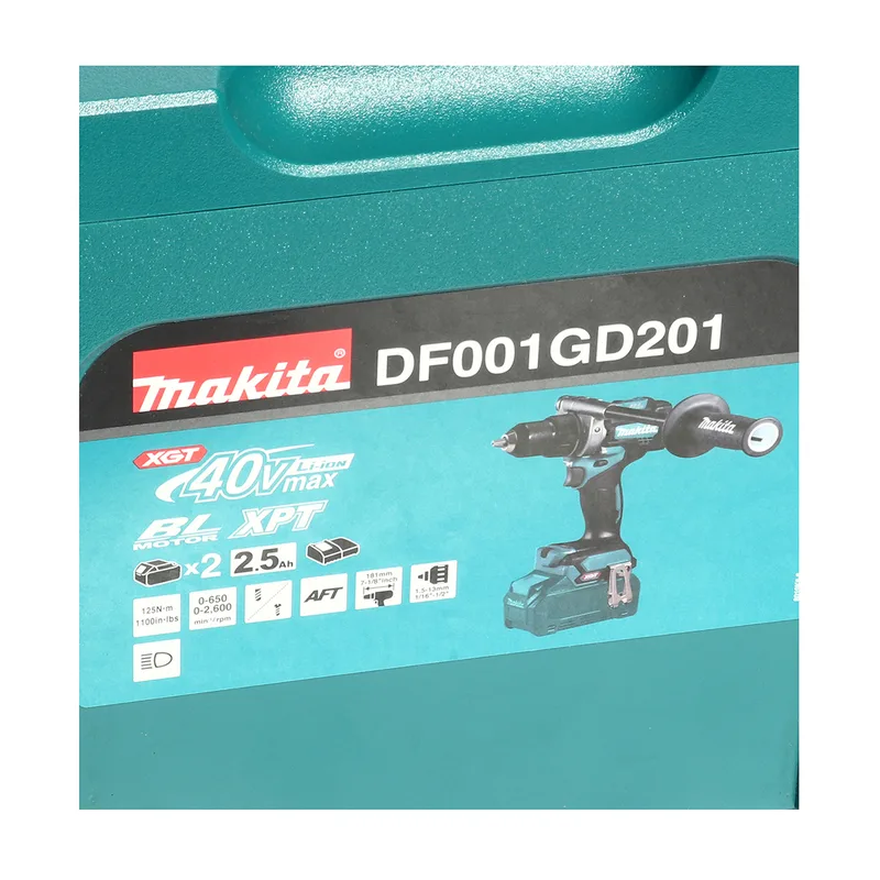 MAKITA สว่านไขควงไร้สาย Brushless 40V (รวมแบตเตอรี่) รุ่น DF001GD201 - Image 7
