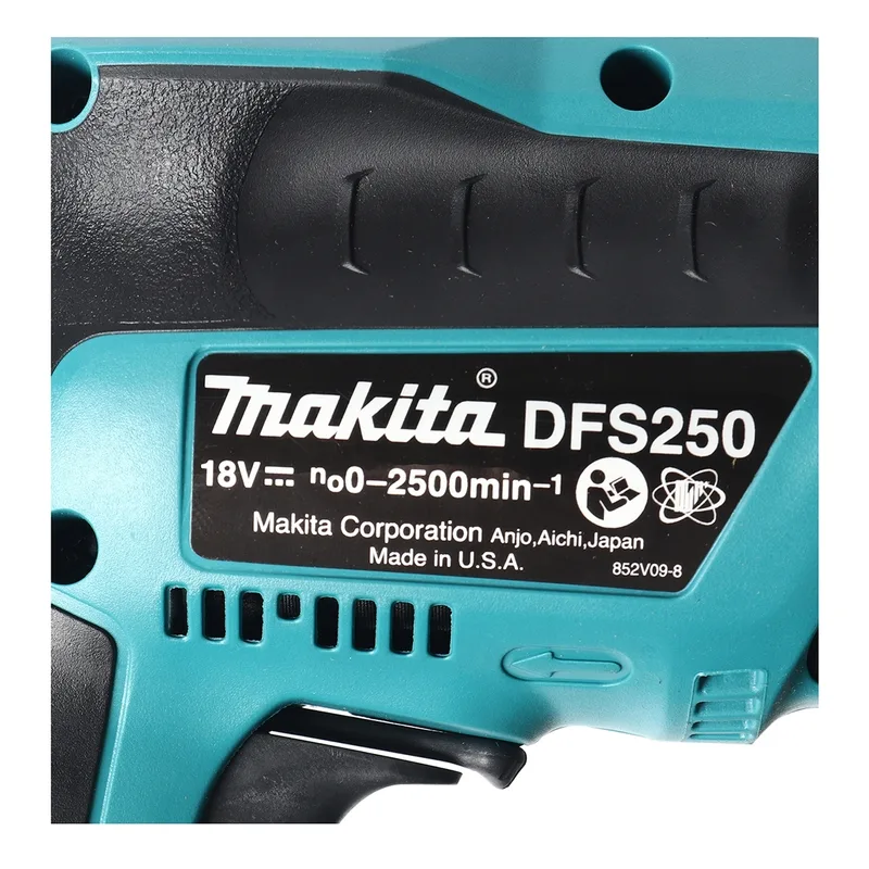 MAKITA ไขควงไฟฟ้าไร้สาย Brushless 18V 2500 รอบ/นาที (ไม่รวมแบตเตอรี่) รุ่น DFS250Z - Image 4