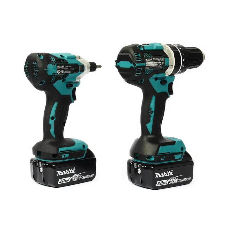 MAKITA ชุด Combo Kit 18V สว่านกระแทก DHP484Z + ไขควงกระแทก DTD156Z แบต 3Ah x2 รุ่น COMBO - Image 3