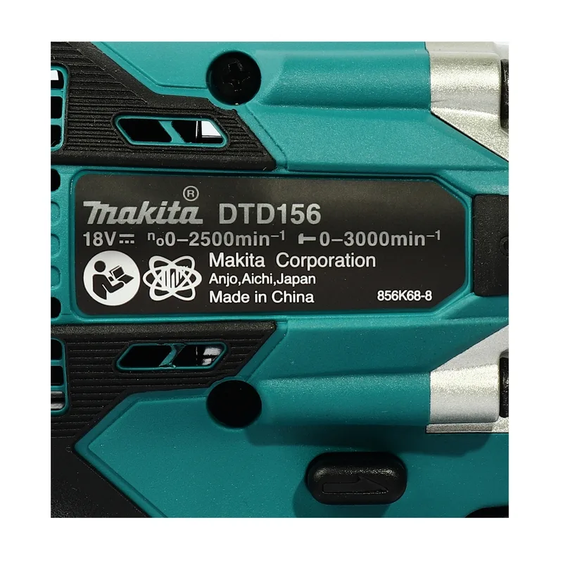 MAKITA ชุด Combo Kit 18V สว่านกระแทก DHP484Z + ไขควงกระแทก DTD156Z แบต 3Ah x2 รุ่น COMBO - Image 4