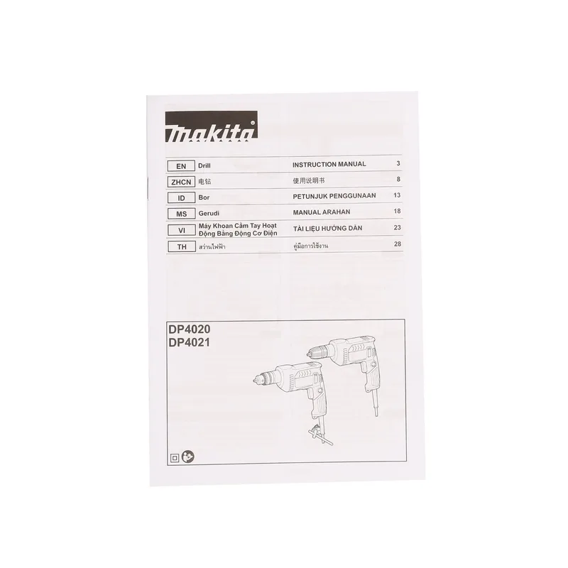 MAKITA สว่านไฟฟ้า ขนาด 1/2" 630 วัตต์ ปรับรอบ Keyless รุ่น DP4021 - Image 6