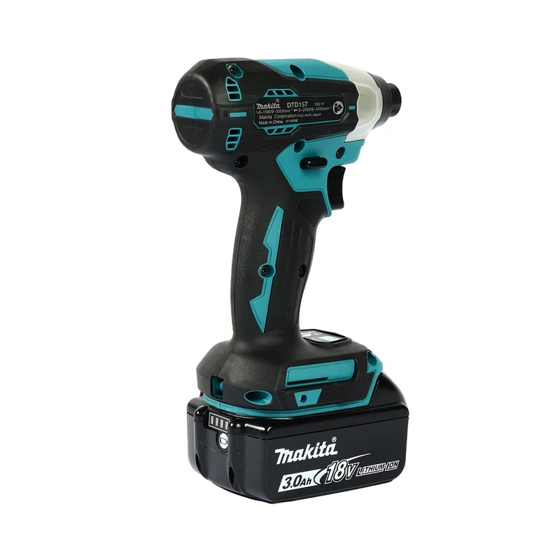 MAKITA ไขควงกระแทกอิมแพคไร้สาย Brushless 18V (รวมแบตเตอรี่) รุ่น DTD157RFJ - Image 4