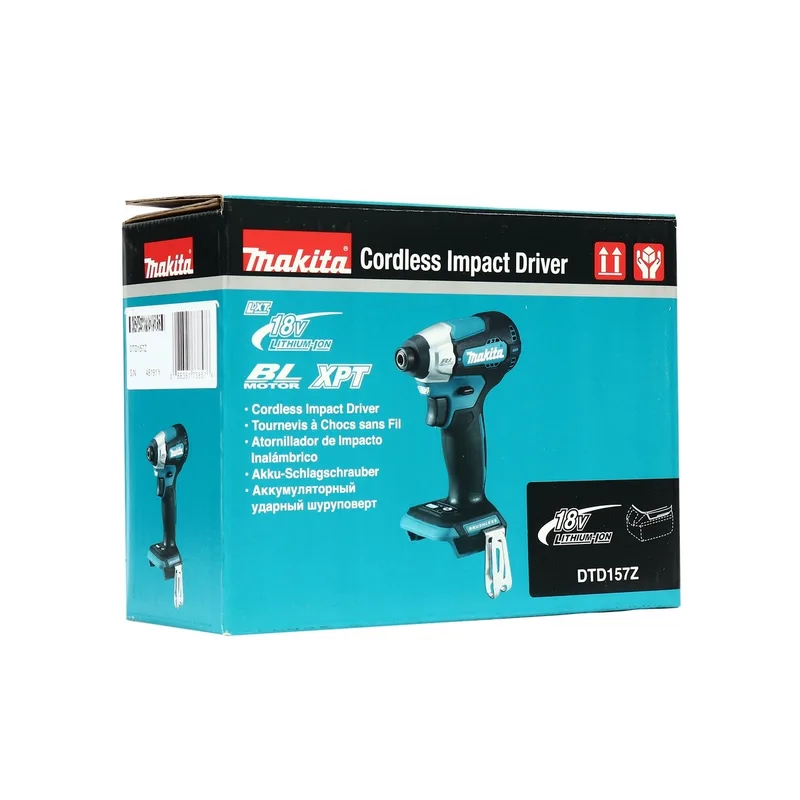 MAKITA ไขควงกระแทกอิมแพคไร้สาย 18V (ไม่รวมแบตเตอรี่) รุ่น DTD157Z - Image 6