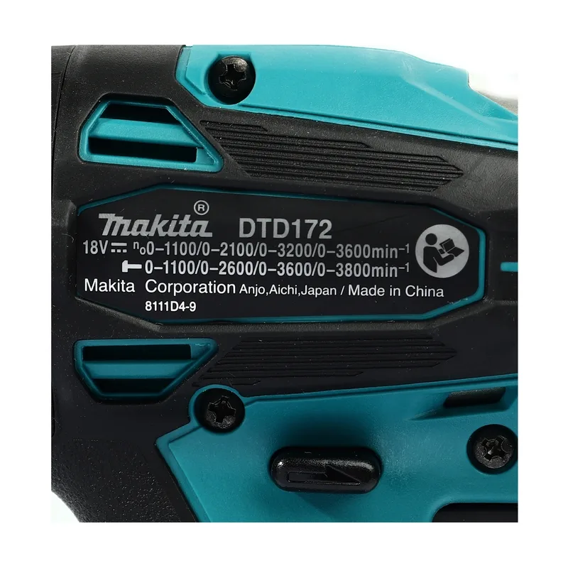 MAKITA ไขควงกระแทกอิมแพคไร้สาย 18V พร้อมแบต 5.0 Ah รุ่น DTD172RTJ - Image 6