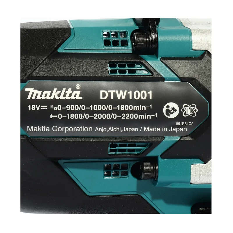 MAKITA บล็อกไฟฟ้าไร้สาย ขนาด 3/4" 18V (รวมแบตเตอรี่) รุ่น DTW1001JX3 - Image 6