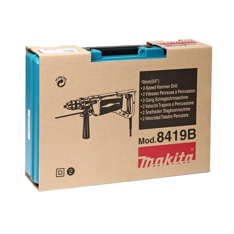MAKITA สว่านกระแทกไฟฟ้าเจาะคอนกรีต ขนาด 3/4" 650 วัตต์ รุ่น 8419B - Image 6