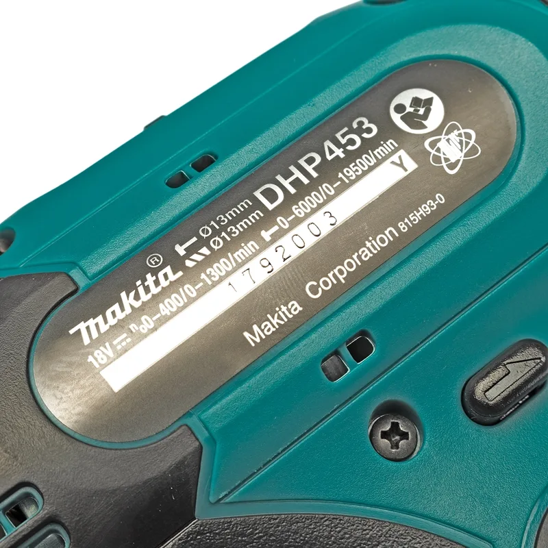 MAKITA สว่านกระแทกไร้สาย 18V ขนาด 13 มม. (ไม่รวมแบตเตอรี่) รุ่น DHP453Z - Image 5