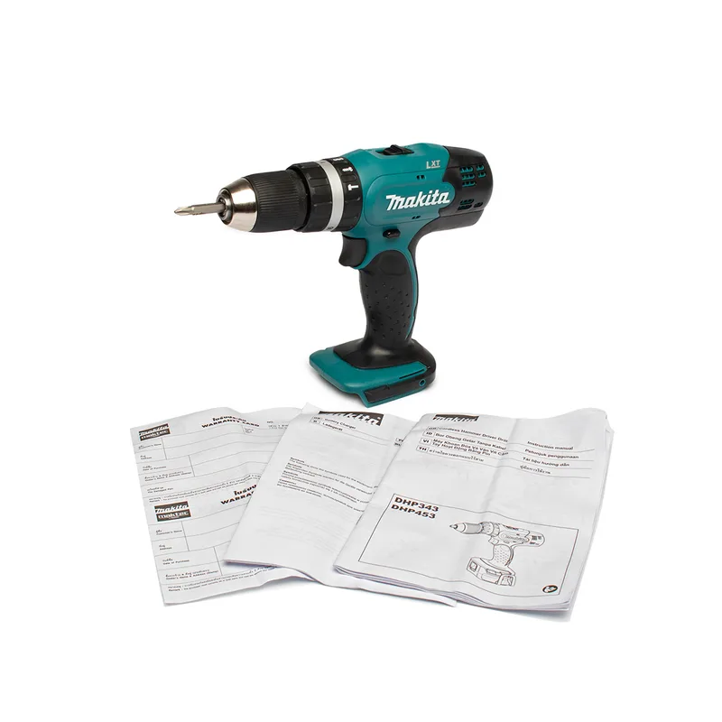 MAKITA สว่านกระแทกไร้สาย 18V ขนาด 13 มม. (ไม่รวมแบตเตอรี่) รุ่น DHP453Z - Image 6