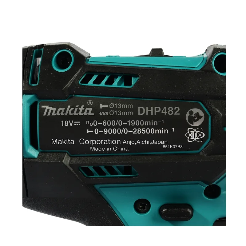 MAKITA สว่านกระแทกไร้สาย 18V ขนาด 13 มม. (ไม่รวมแบตเตอรี่) รุ่น DHP482Z - Image 4