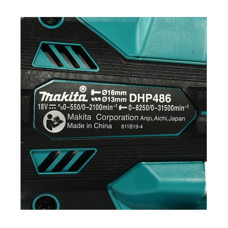 MAKITA สว่านกระแทกไร้สาย Brushless 18V ขนาด 13 มม. 130 N.m รุ่น DHP486Z - Image 5