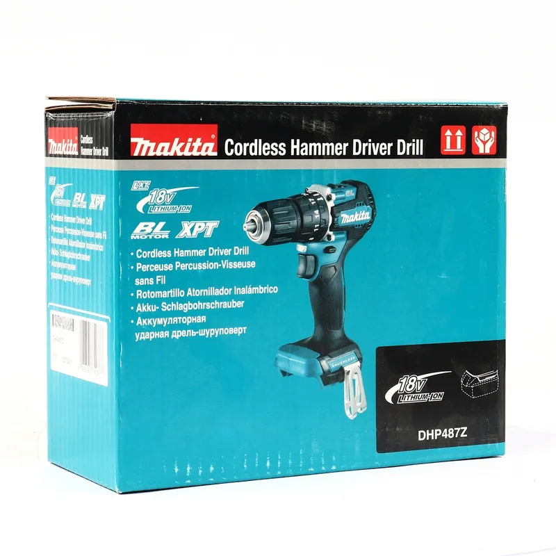 MAKITA สว่านกระแทกไร้สาย Brushless ขนาด 13 มม. (ไม่รวมแบตเตอรี่) รุ่น DHP487Z - Image 6