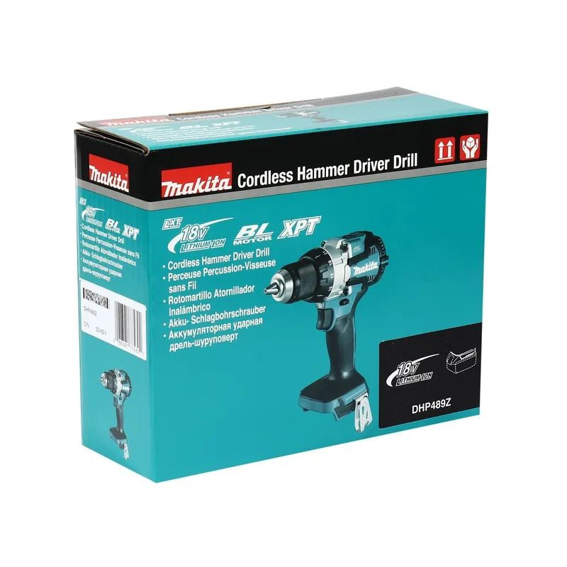 MAKITA สว่านกระแทกไร้สาย Brushless 18V ขนาด 13 มม. 80 N.m รุ่น DHP489Z - Image 5
