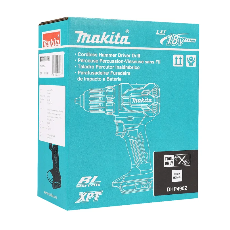 MAKITA สว่านกระแทกไร้สาย ขนาด 13 มม. รุ่น DHP490Z - Image 7