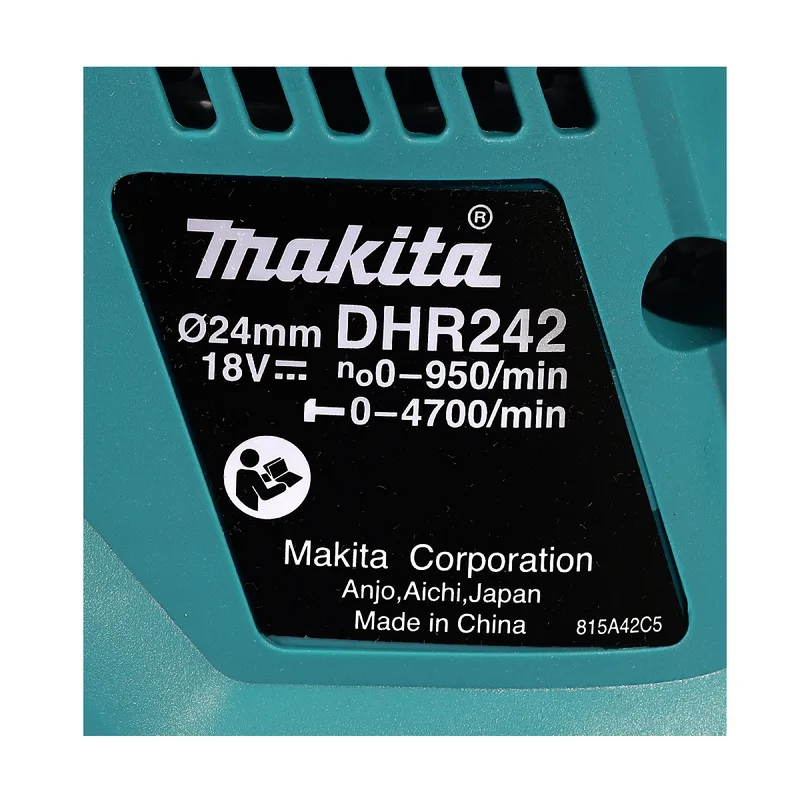 MAKITA สว่านโรตารี่ไร้สาย Brushless 24 มม. 18V รุ่น DHR242RTE - Image 6