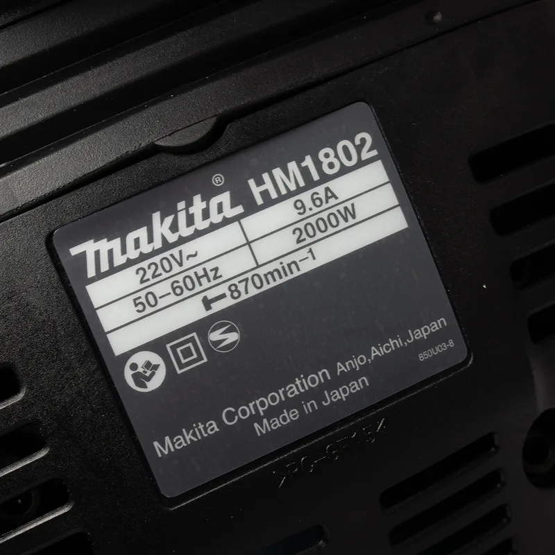 MAKITA เครื่องสกัดคอนกรีตไฟฟ้า 2000 วัตต์ พลังกระแทก 71.4 จูล รุ่น HM-1802 - Image 5