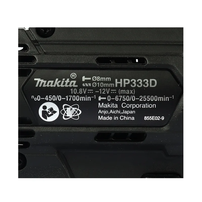 MAKITA สว่านกระแทกไร้สาย 12V ขนาด 13 มม. รุ่น HP333DYX3B - Image 6