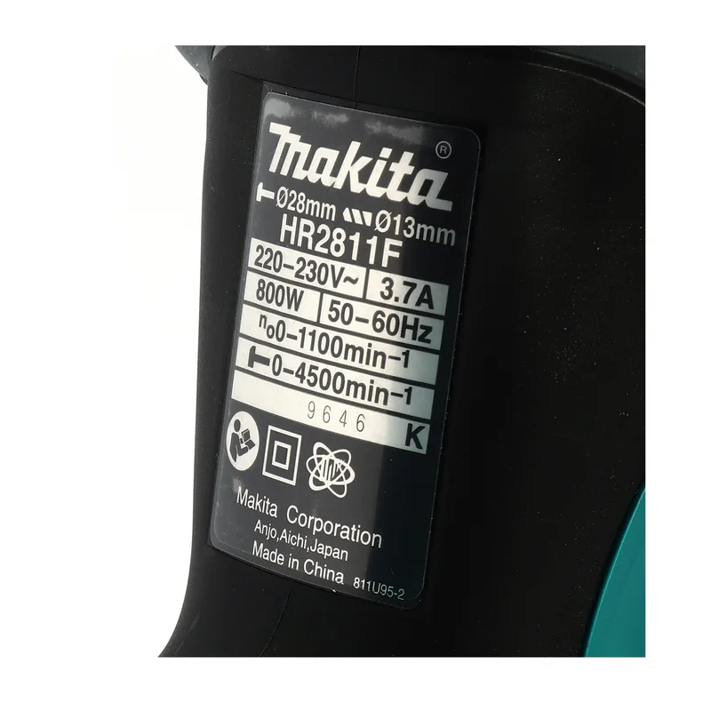 MAKITA สว่านโรตารี่ไฟฟ้า 28 มม. 800 วัตต์ รุ่น HR-2811F - Image 5