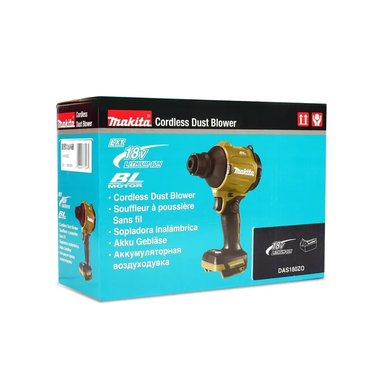 MAKITA เครื่องเป่าลมมือถือ18V ไม่แบต OLIVE รุ่น DAS180ZO - Image 8