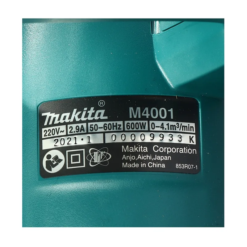 MAKITA เครื่องเป่าลมมีถุงเก็บฝุ่นปรับรอบ รุ่น M4001B - Image 4