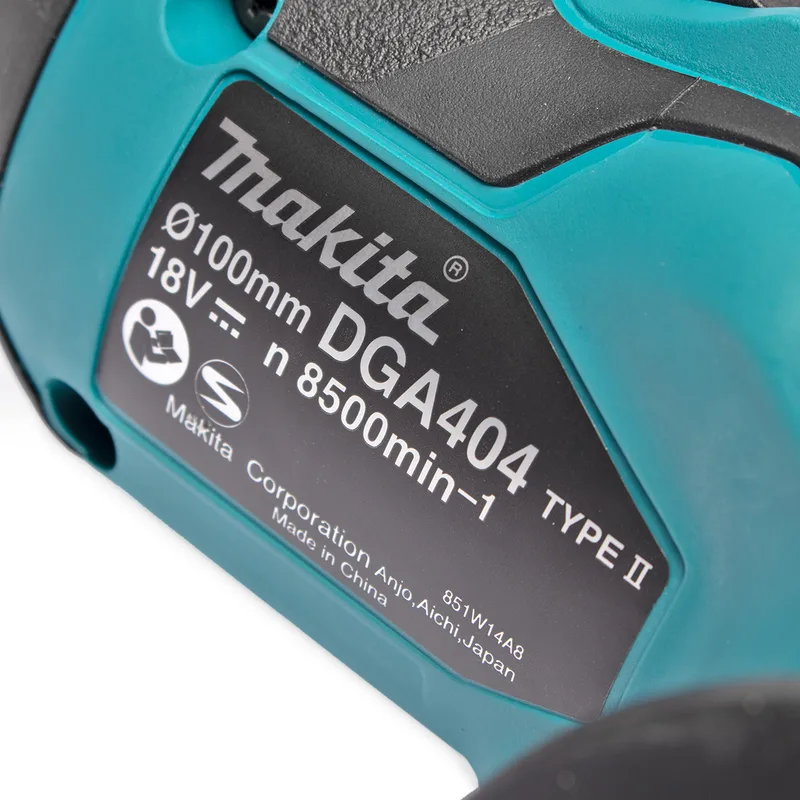 MAKITA เจียร์ไร้สาย 4" 18V-BL ชุด3AH รุ่น DGA404RFE - Image 6