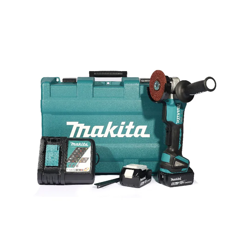 MAKITA เจียร์ไร้สาย 4" สวิทซ์บีบ 18V รุ่น DGA408RTE - Image 2