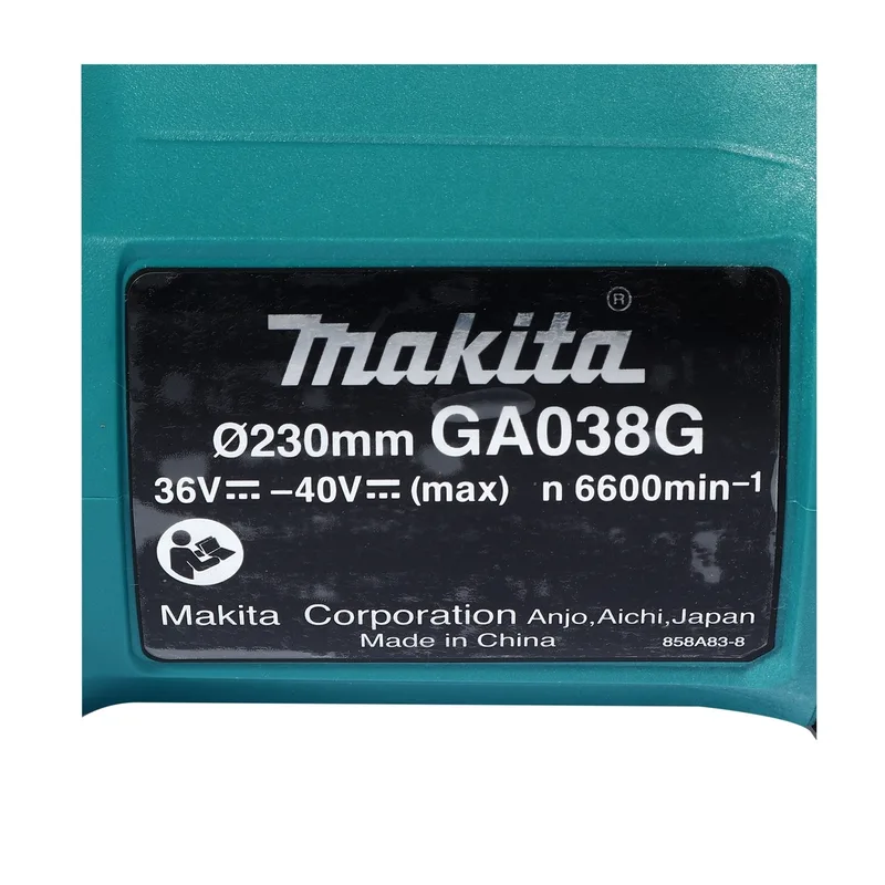MAKITA เจียร์ 9" 40VMAX (เฉพาะเครื่อง) รุ่น GA038GZ - Image 5