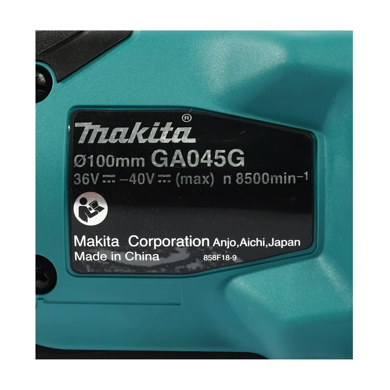 MAKITA เจียร์ 4"- 40VMAX X-LOCK/บีบ/รอบ รุ่น GA045GZ - Image 5