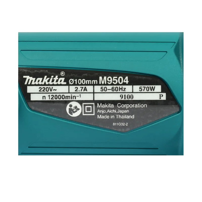 MAKITA เครื่องเจียร์ 4" (100มม.) รุ่น M9504B - Image 6