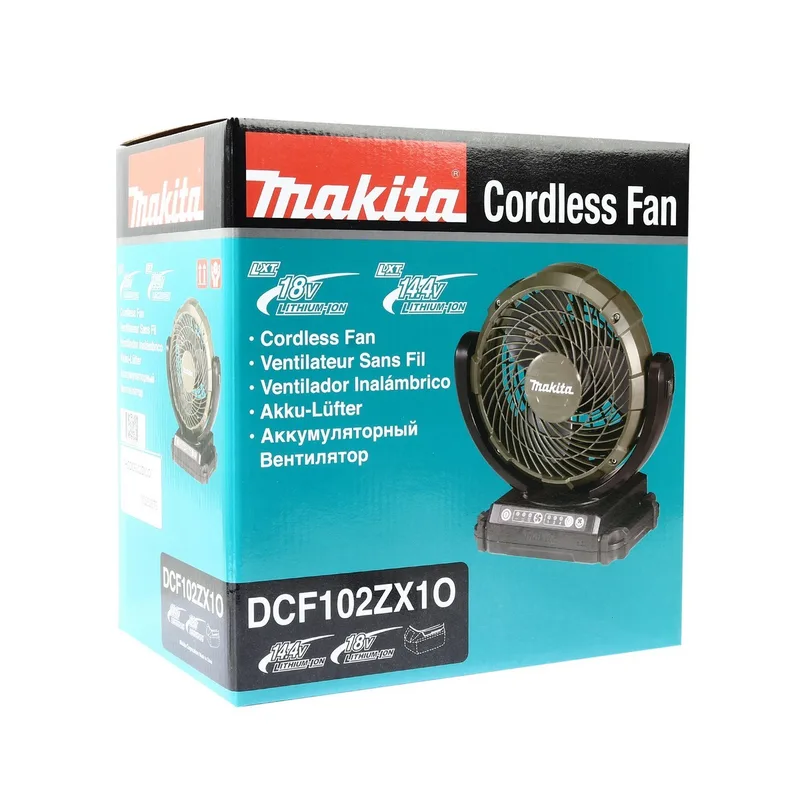 MAKITA พัดลมไร้สาย 7" 18V สีเขียว รุ่น DCF102ZX1O - Image 7