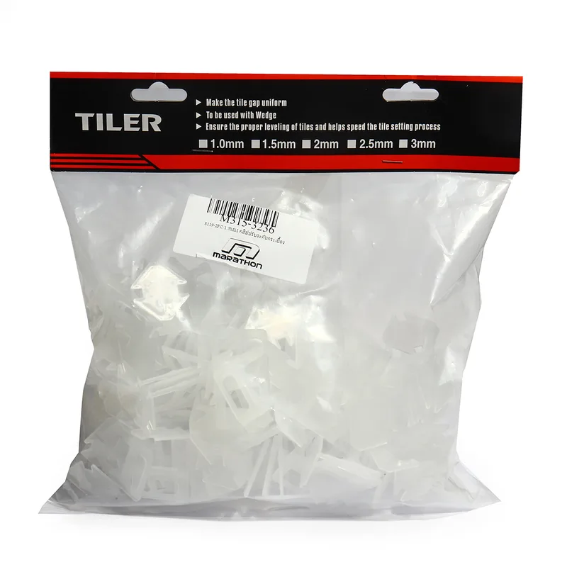 MARATHON 8119-2PC/1.5MMคลิปปรับระดับกระเบื้องTILE