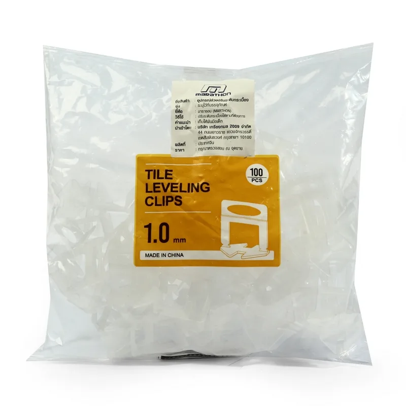 MARATHON คลิปปรับระดับกระเบื้อง1MM(100PCS/PACK)