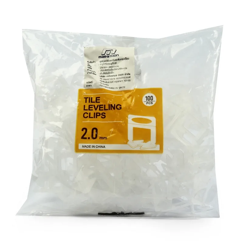 MARATHON คลิปปรับระดับกระเบื้อง 2MM (100PCS/PACK)