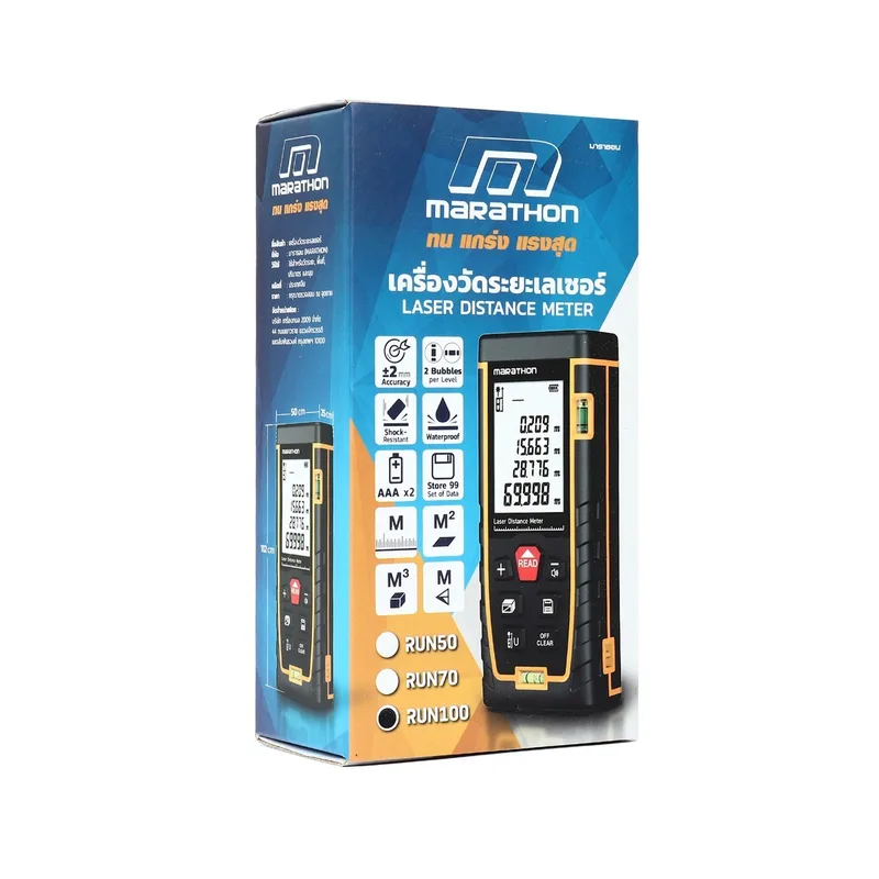 MARATHON RUN100 เครื่องวัดระยะทางเลเซอร์ 100 เมตร - Image 6