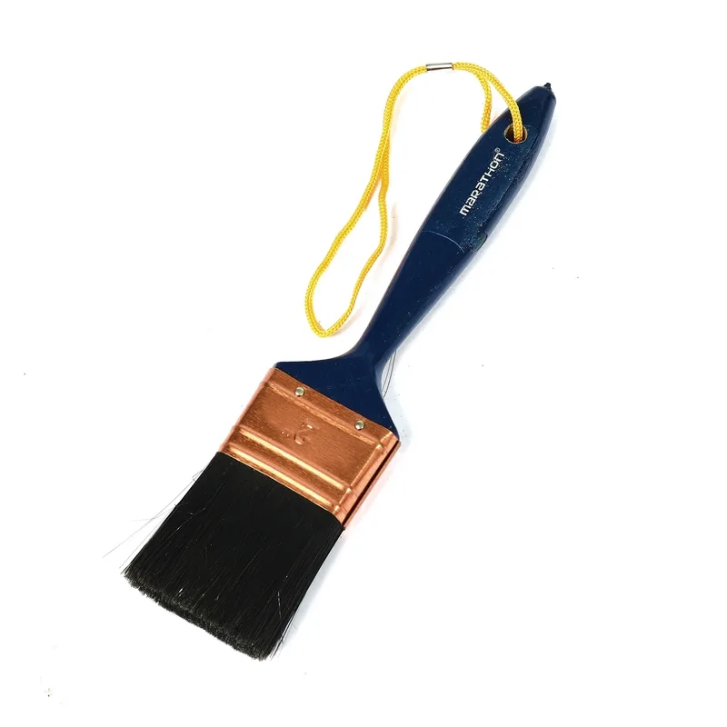 MARATHON PM แปรงขนดำ ด้ามน้ำเงิน 2" (12PCS/BOX)