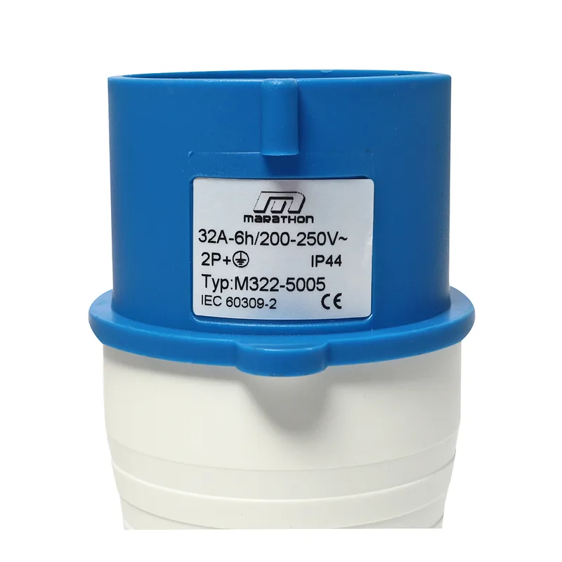MARATHON IP44 เพาเวอร์ปลั๊ก-ผู้ 32A 2P+E 220V - Image 3