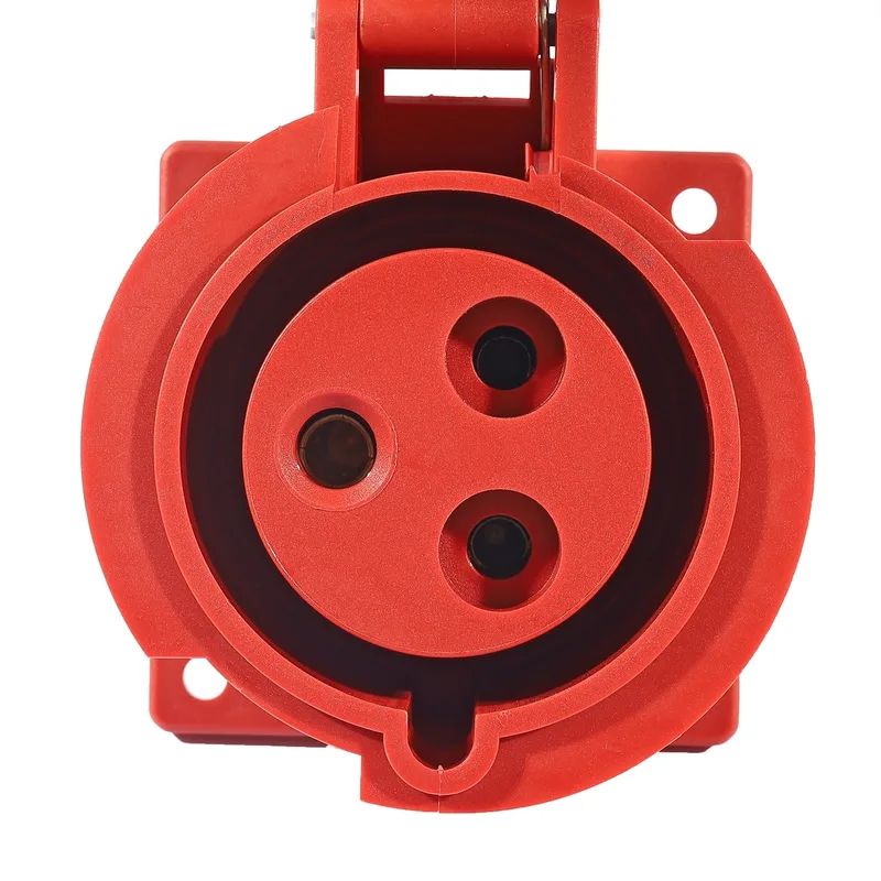 MARATHON IP67 ปลั๊ก-เมียติดผนัง 2P+E 32A-6H 400V - Image 3