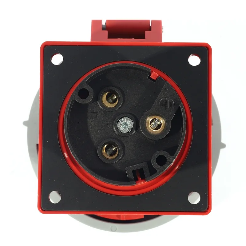 MARATHON IP67 ปลั๊ก-เมียติดผนัง 2P+E 32A-6H 400V - Image 4