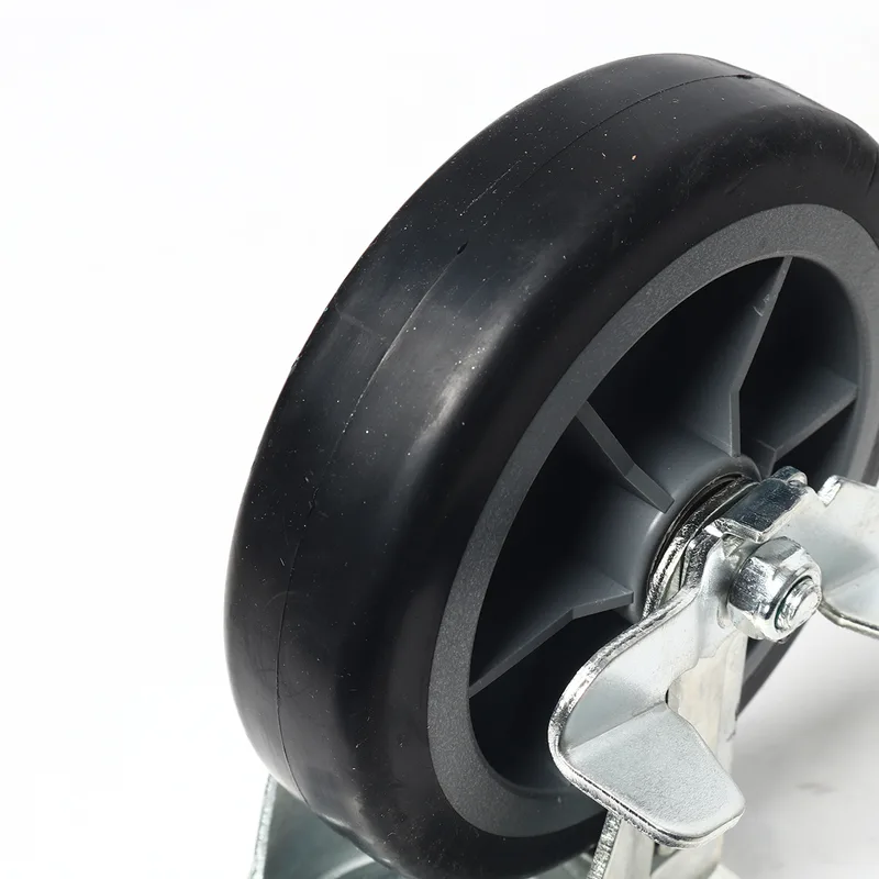 MARATHON อะไหล่ PB300A ล้อ PP+TPR แป้นหมุน 5"เบรก - Image 2