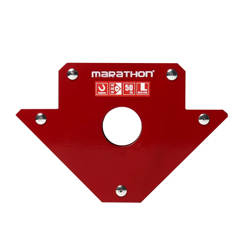 MARATHON แม่เหล็กจับฉากลูกศร 4นิ้ว/L แรงดูด20กก.